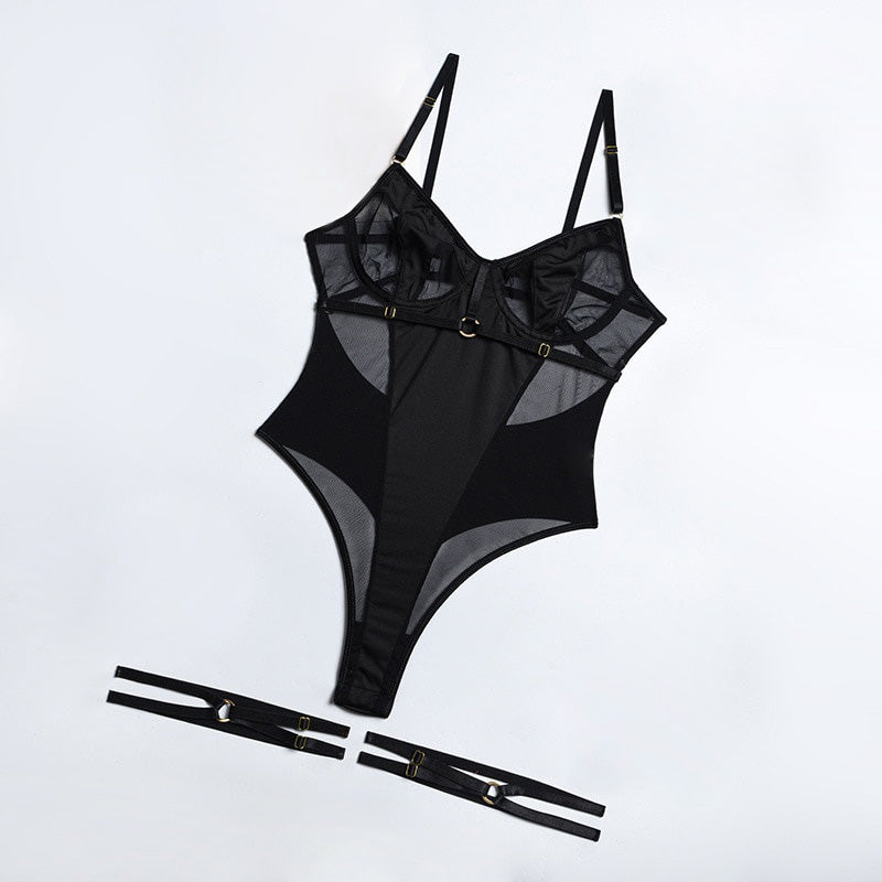 LENNOX 2 PIECE BODYSUIT LINGERIE SET