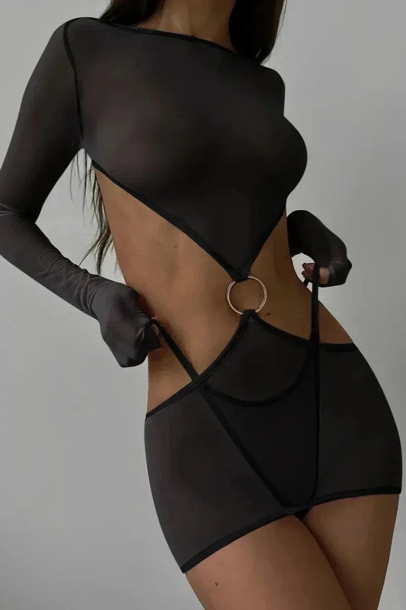 Rayna Sheer Cutout Lingerie