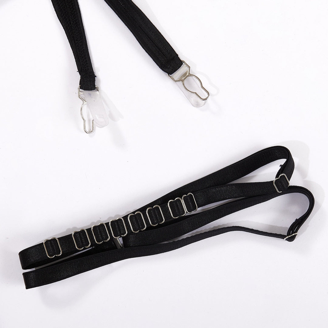 DREW BLACK 3 PIECE LINGERIE SET