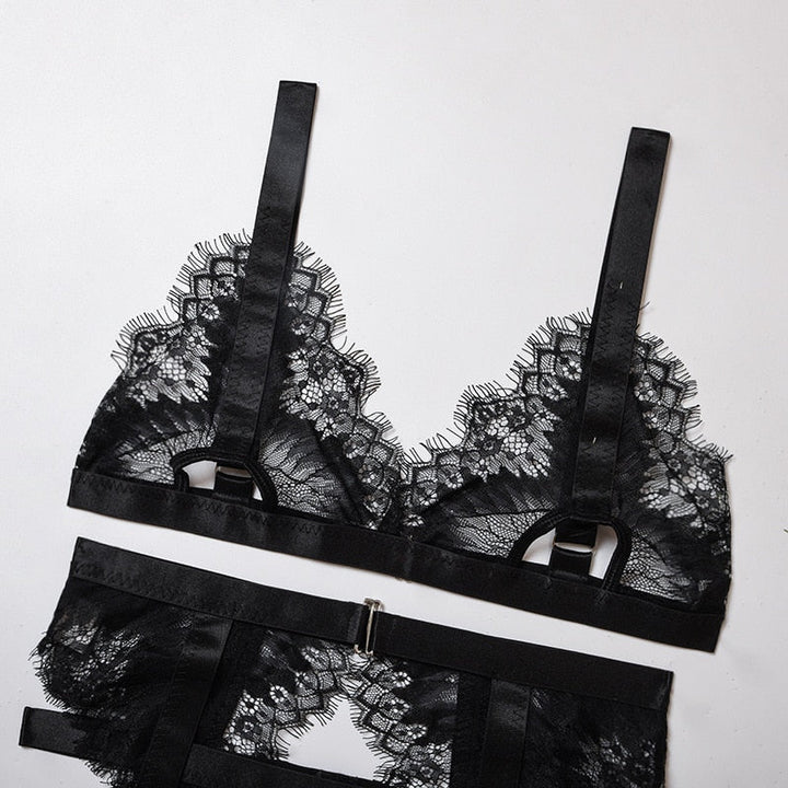AUBRIELLE LINGERIE 3 PIECE SET