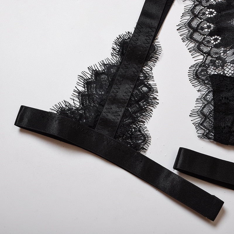 AUBRIELLE LINGERIE 3 PIECE SET