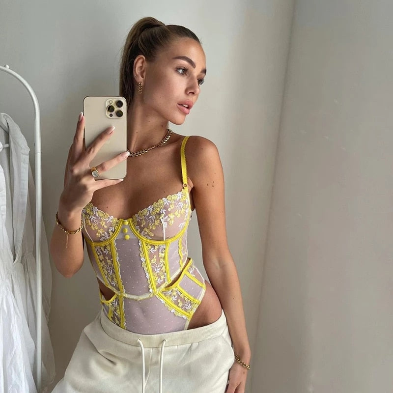 McKenna Lace Lingerie Body – Une pièce en dentelle élégante pour femme