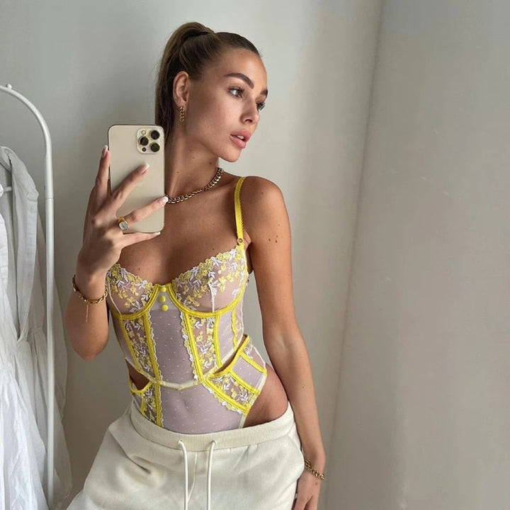McKenna Lace Lingerie Body – Une pièce en dentelle élégante pour femme